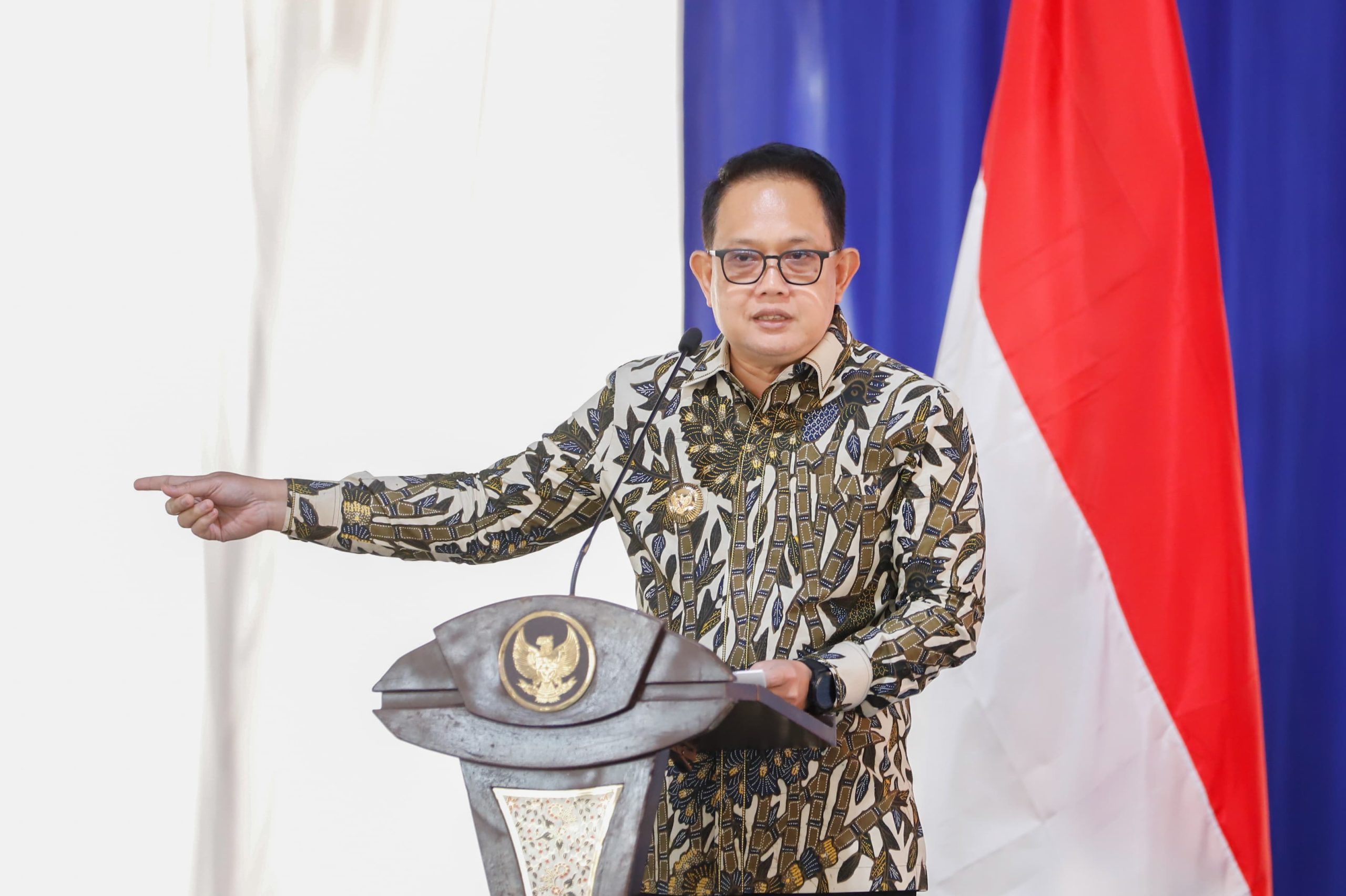 Sambutan Pj. Gubernur Adhy di peresmian kantor BPJS Kesehatan cabang Kab. Gresik